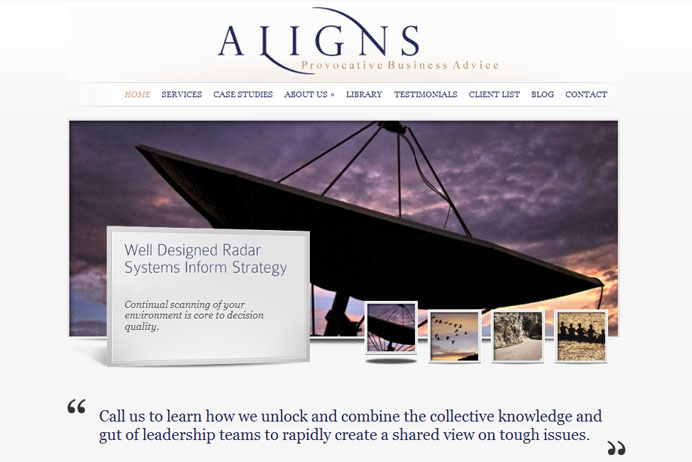 Aligns Consulting Website