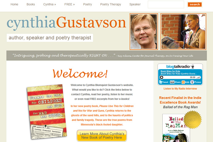 Cynthia Gustavson’s Website