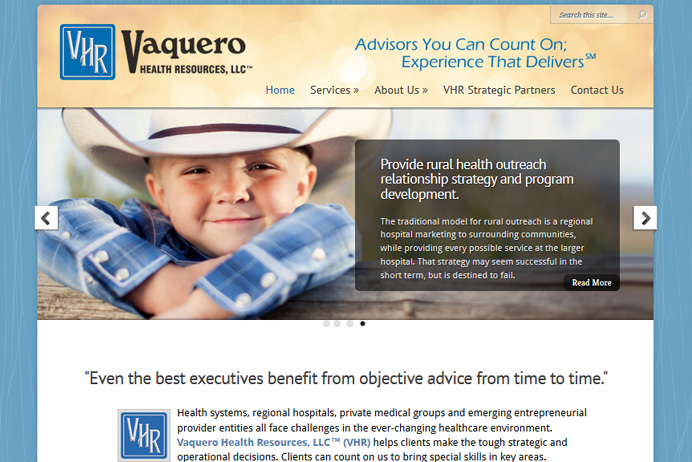 Vaquero Health Website