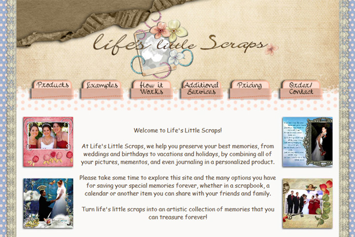 Life’s Little Scraps Website