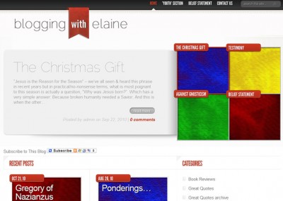 Blogging with Elaine Website
