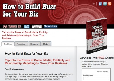 How to Build Buzz for Your Biz Book Website