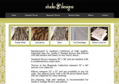 Studio E Designs Website