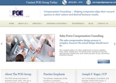 The POE Group Consulting Website